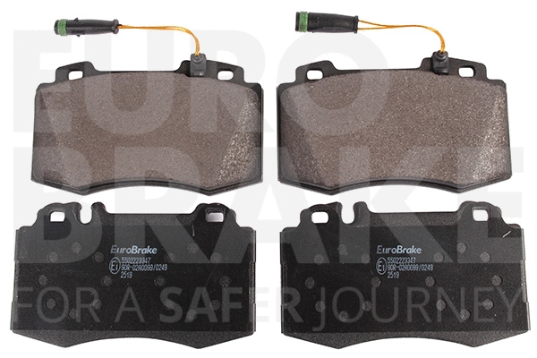 Kit de plaquettes de frein, frein à disque EUROBRAKE 5502223347