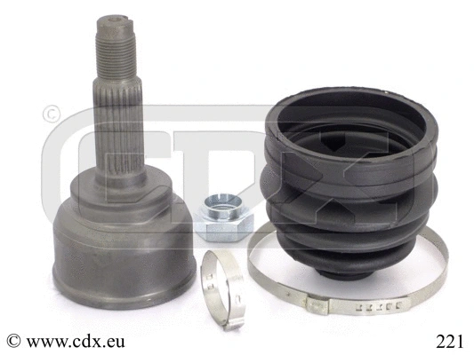 Jeu de joints, arbre de transmission CDX 221