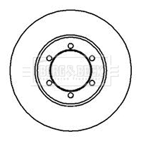 Disque de frein BORG & BECK BBD4046