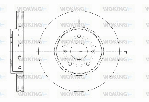 Disque de frein WOKING D62513.10