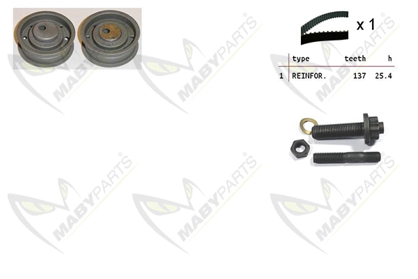 Kit de courroie crantée MABYPARTS OBK010215