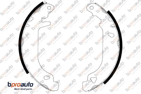 Jeu de mâchoires de frein BPROAUTO 1BP31131AA