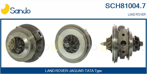Groupe carter, turbocompresseur SANDO SCH81004.7