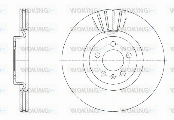 Disque de frein WOKING D62552.10