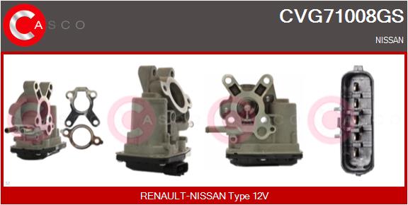 Vanne EGR CASCO CVG71008GS