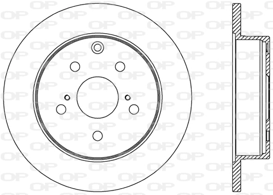 Disque de frein OPEN PARTS BDR2422.10