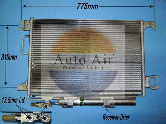 Condenseur, climatisation AUTO AIR GLOUCESTER 16-1316A