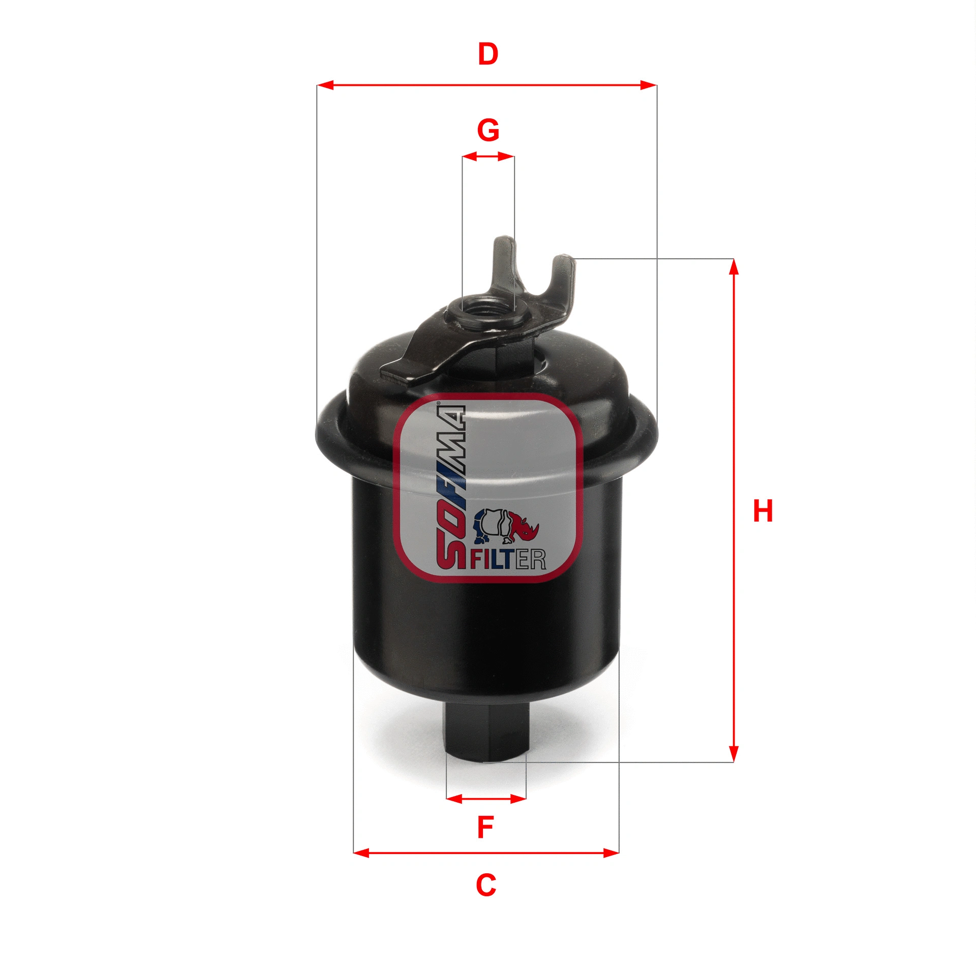 Filtre à carburant SOFIMA S 1621 B