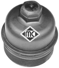 Couvercle, boîtier du filtre à huile Metalcaucho 03839