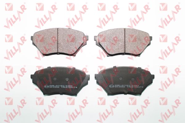 Kit de plaquettes de frein, frein à disque VILLAR 626.2074