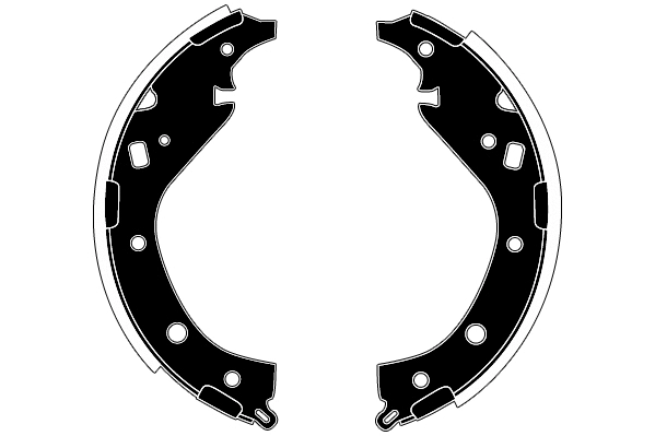 Jeu de mâchoires de frein RAICAM RA29040