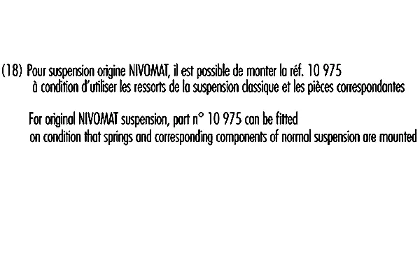 Amortisseur RECORD FRANCE 10975