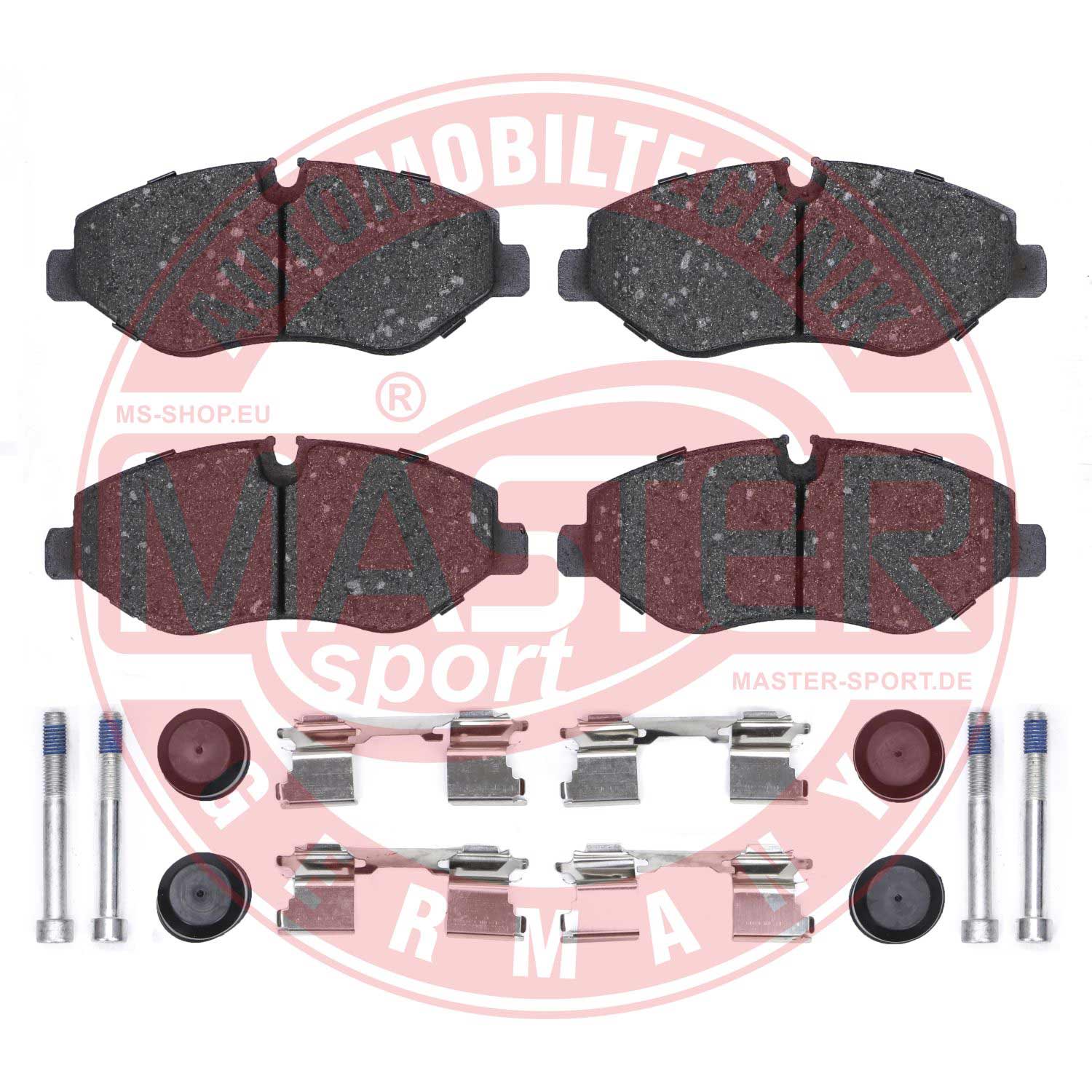 Kit de plaquettes de frein, frein à disque MASTER-SPORT GERMANY 13046048262N-SET-MS