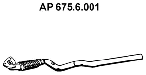 Tuyau d'échappement EBERSPÄCHER 675.6.001