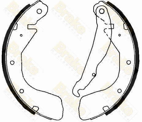 Jeu de mâchoires de frein Brake ENGINEERING SH2368
