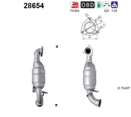 Catalyseur AS 28654