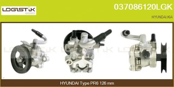 Pompe hydraulique, direction LGK 037086120LGK