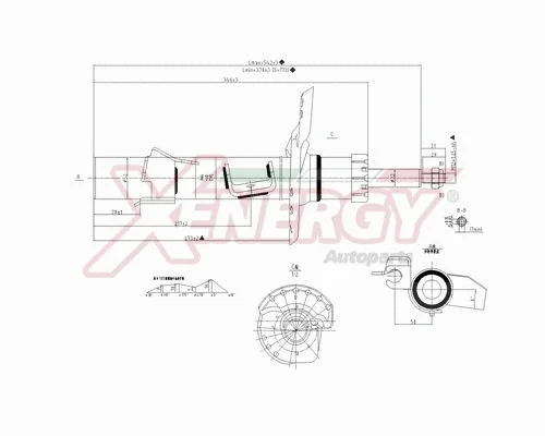 Amortisseur AP XENERGY X721339