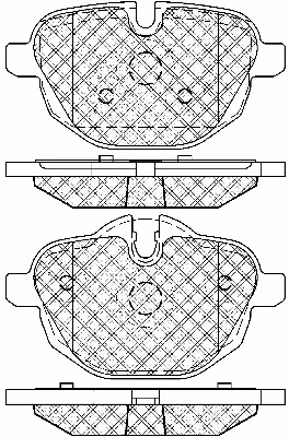 Kit de plaquettes de frein, frein à disque BSF 20018