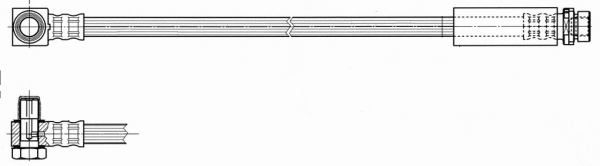 Flexible de frein CEF 512028