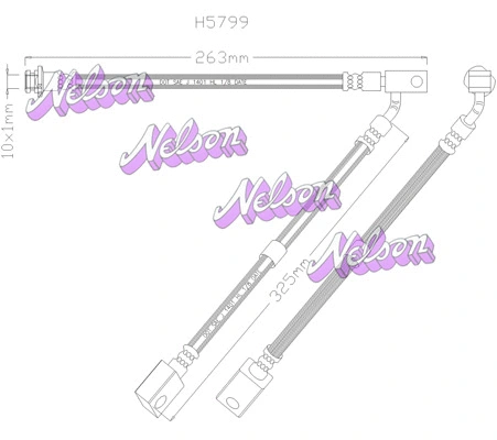 Flexible de frein KAWE H5799