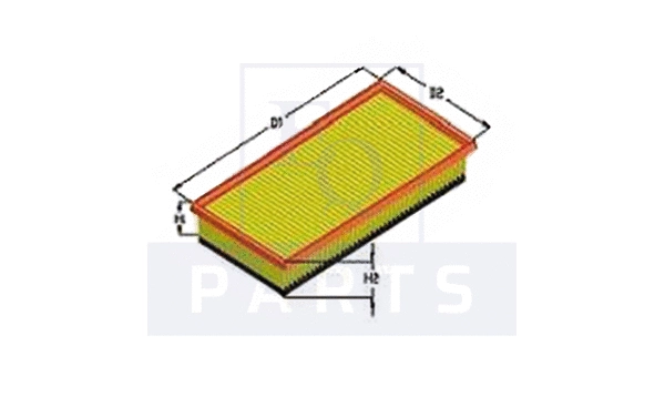Filtre à air EQUAL QUALITY FA3176