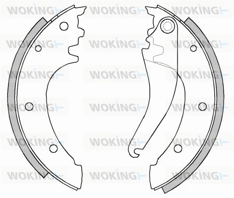 Mâchoire de frein WOKING Z4290.00