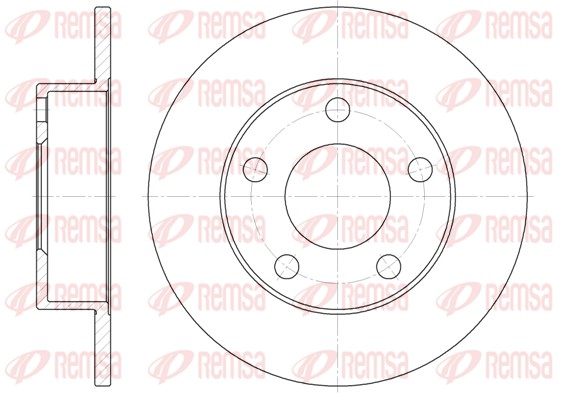 Disque de frein REMSA 6513.00