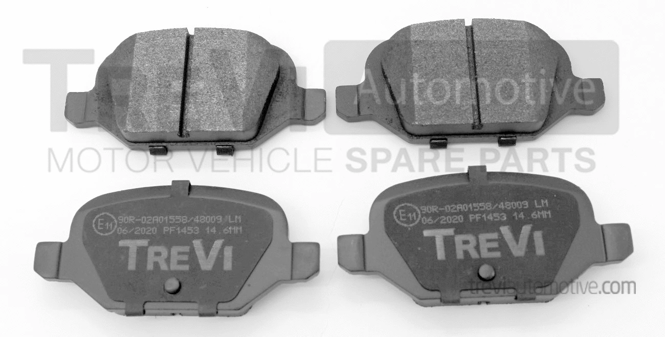 Kit de plaquettes de frein, frein à disque TREVI AUTOMOTIVE PF1453