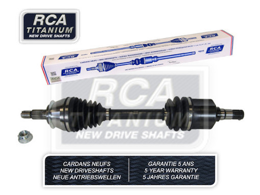 Arbre de transmission RCA FRANCE MIN142N