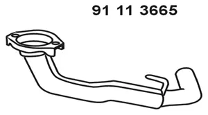 Tuyau d'échappement EBERSPÄCHER 91 11 3665