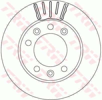 Disque de frein TRW DF4242