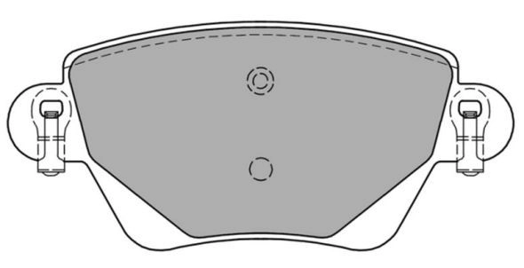 Kit de plaquettes de frein, frein à disque FREMAX FBP-1197