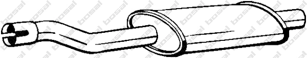 Silencieux central KLOKKERHOLM 148-099