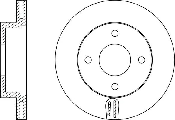 Disque de frein FIT FR0152V