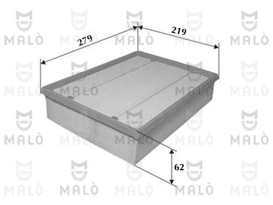 Filtre à air AKRON-MALÒ 1500145