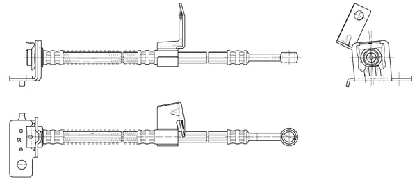 Flexible de frein CEF 512632