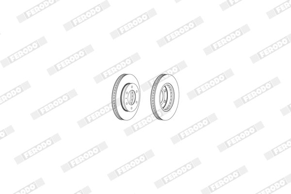 Disque de frein FERODO DDF2296X
