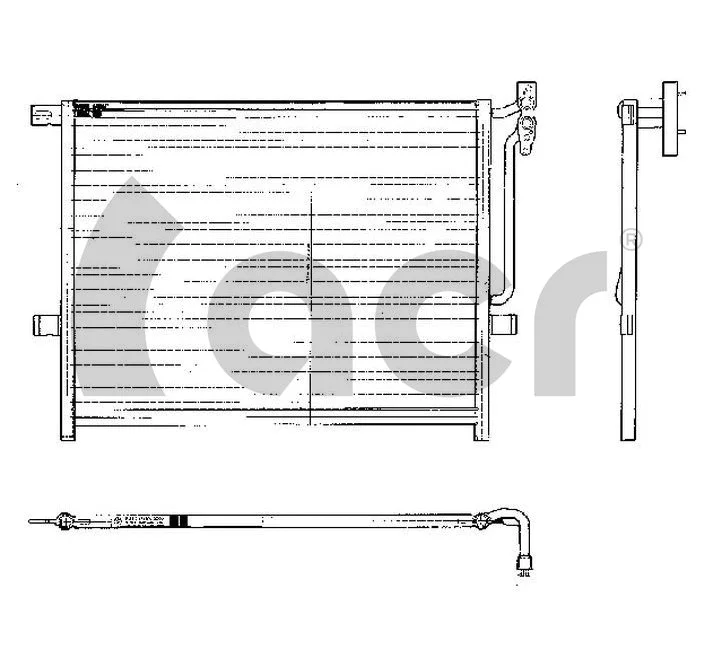 Condenseur, climatisation ACR 300080