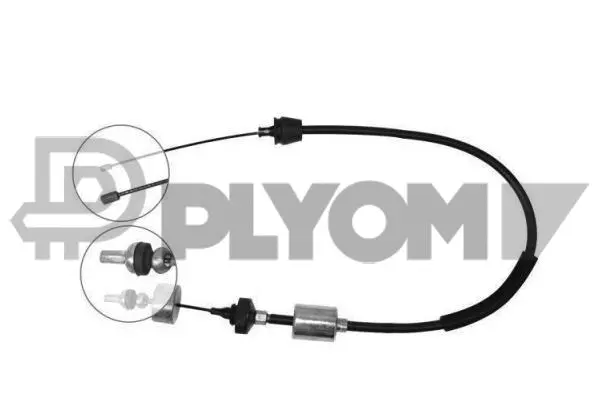 Tirette à câble, commande d'embrayage PLYOM P028444