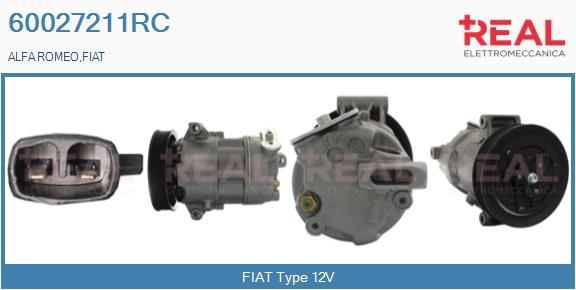Compresseur, climatisation REAL 60027211RC