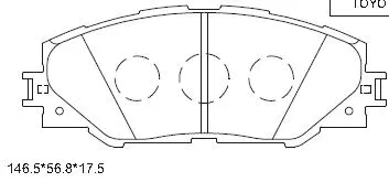 Kit de plaquettes de frein, frein à disque ASIMCO KD2773