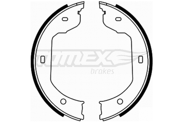 Jeu de mâchoires de frein TOMEX Brakes TX 21-90