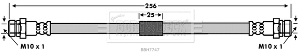 Flexible de frein BORG & BECK BBH7747