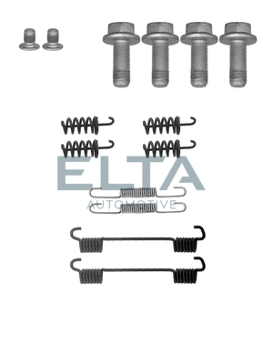 Kit d'accessoires, mâchoires de frein de stationnement ELTA AUTOMOTIVE EA8180