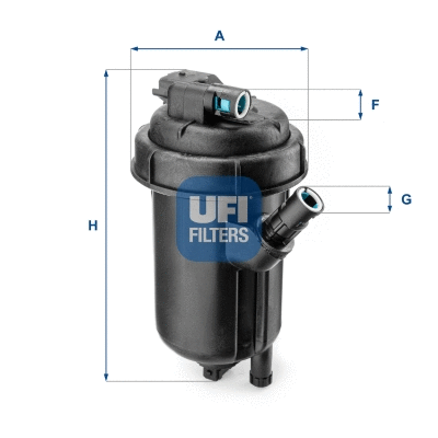 Filtre à carburant UFI 55.125.00