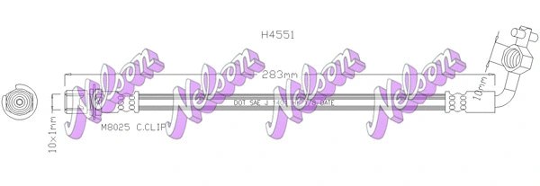 Flexible de frein KAWE H4551