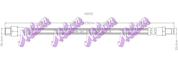 Flexible de frein KAWE H0151