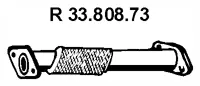 Tuyau d'échappement EBERSPÄCHER 33.808.73