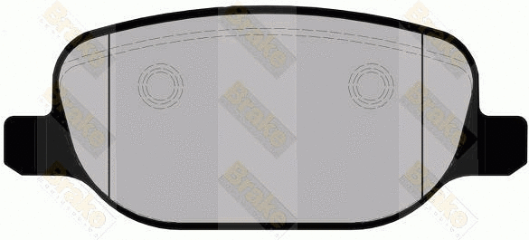 Kit de plaquettes de frein, frein à disque Brake ENGINEERING PA1685